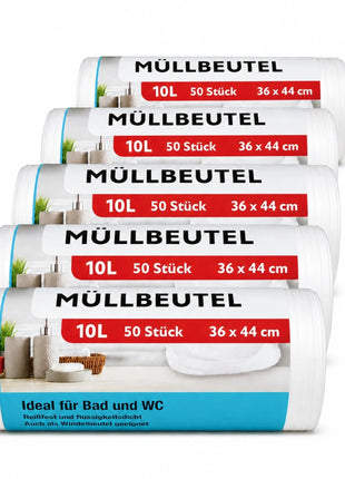 Müllbeutel 10L – 50 Stück
