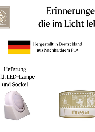 3D filmstrip lithophane – a keepsake of your pet