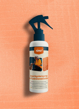 Waterproofing spray for functional clothing