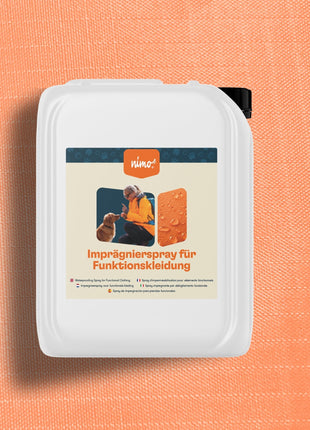Waterproofing spray for functional clothing