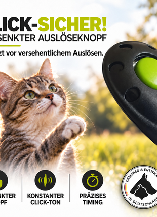 Premium Clicker für Hunde & Katzen – Profi Clicker für Clickertraining | ASCO