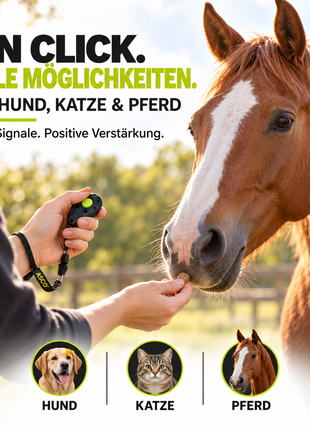 Premium Clicker für Hunde & Katzen – Profi Clicker für Clickertraining | ASCO