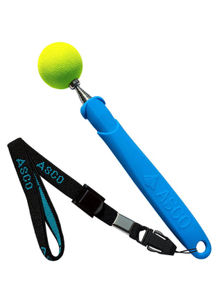 ASCO Target Stick - Target Stick for Dogs and Cats Target Training - Extendable Target Stick with Soft Ball - Stainless Steel Target Stick with Telescopic Function 