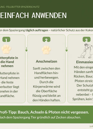 Fellbutter Spazierschutz gegen Zecken & Flöhe
