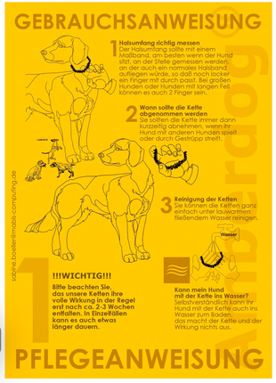 Hunde Bernsteinkette SuperFlex