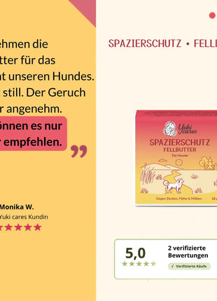 Fellbutter Spazierschutz gegen Zecken & Flöhe