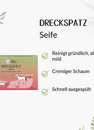 Dreckspatz Seife für Hunde, Katzen und Pferde