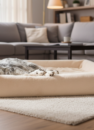 Hundebett KUDDE Kuschelfell (vegan)