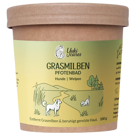 Pfotenbad Grasmilben