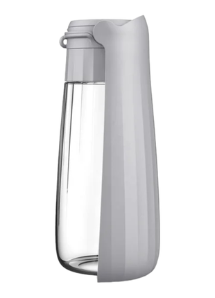 Portable, stable, and foldable 550ml water dispenser for on the go