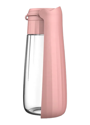 Portable, stable, and foldable 550ml water dispenser for on the go