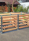 komplett geschweißt / 1.0 x 2.0 m | zwei Kammern