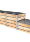 0.46 bzw. 0.83 m / 0.84 x 3.29 m / Stufe an der kurzen Seite