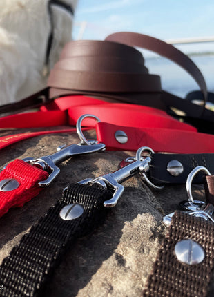 Double trail leash FERNWEH made of BioThane®/POP - Band