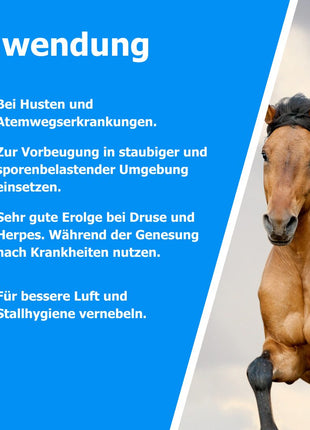 Nebeldusche Inhalator für Pferde Med3000