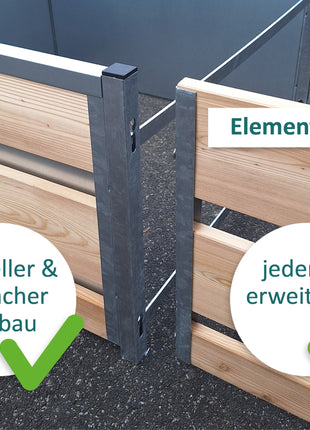 Hochbeet "Sprössling" U-Form | Höhe: 65 cm