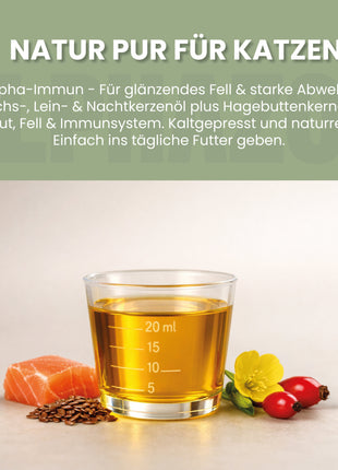 Alpha-Immun Futteröl für Katzen