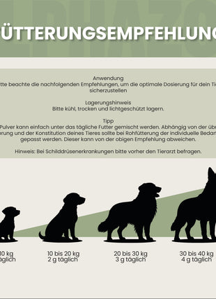 Seealgenmehl für Hunde