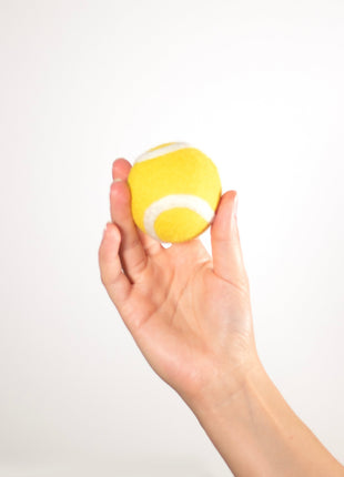 BUDDY. Tennisball für Hunde aus Schafwolle - ideal für Welpen und Senioren